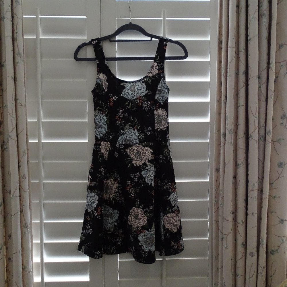 H&M Floral Skater Dress NWOT